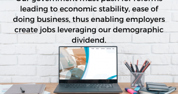 Economic enablers for job creation