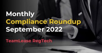 Monthly Compliance Roundup September 2022